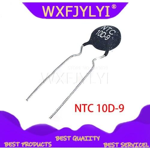 20pcs Thermistor Resistor NTC 10D-9 Thermal Resistor