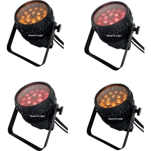 20 pcs waterproof par led rgbwa zoom par dj led par can ip65 18x15w par zoom led