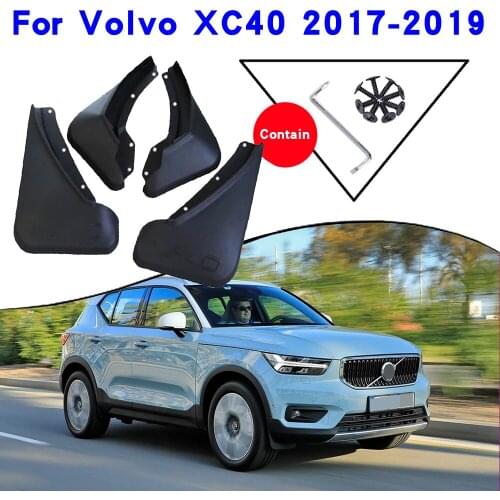 Car Fender Accessories For Volvo XC40 2017 2018 2019 Mudguards Splash Guards Fender Mudflaps Car Fender Mud Flaps Car Fender