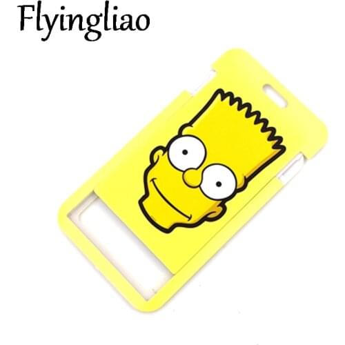 Funny Cartoon Characters Credit Card ID Holder Bag Student Women Travel Card Cover Badge Gifts Work Name Card Holder Gifts