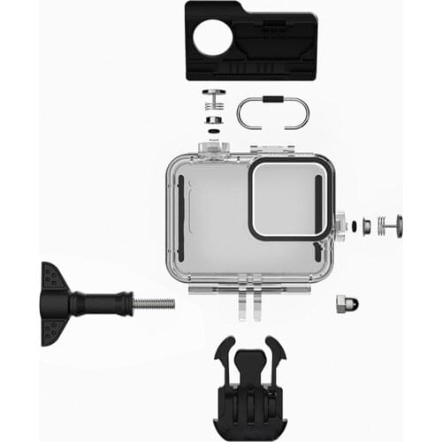 For GoPro Hero 8 Black Waterproof Housing Case IP68 Underwater Diving Protective Cover Shell for GoPro Hero 8 Action Camera