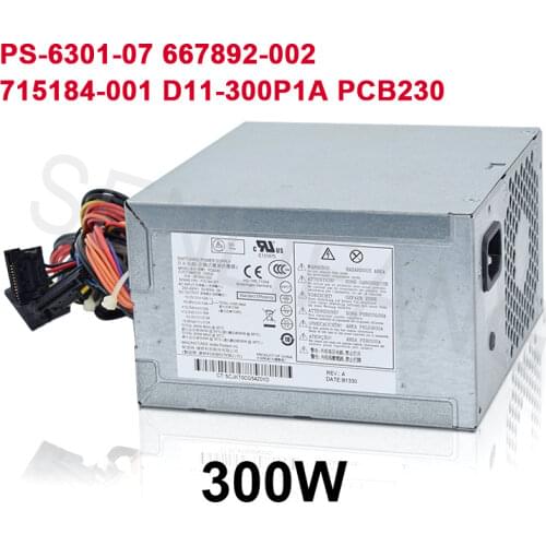 For 280 PRO G2 PS-6301-07 667892-002 715184-001 D11-300P1A PCB230 ATX300W Power Supply not new