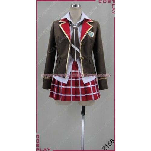 Valkyrie Drive Mermaid Mirei Shikishima Uniform Skirt Set Cosplay Costume S002