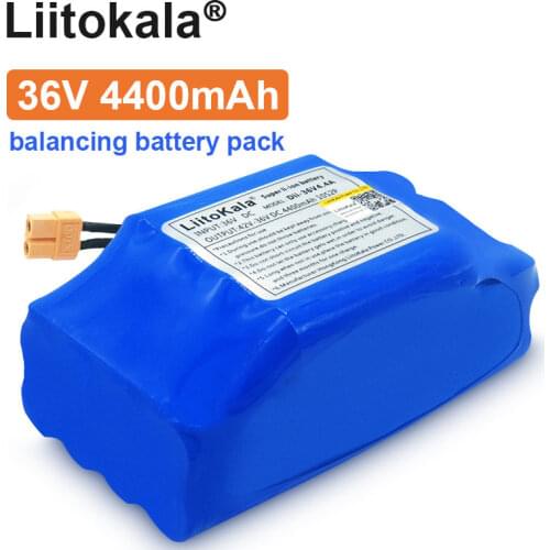 Liitokala 36V 4400 mAh Superior lithium-ion rechargeable lithium-ion battery for electric Self-balancing hoverboard unicycle