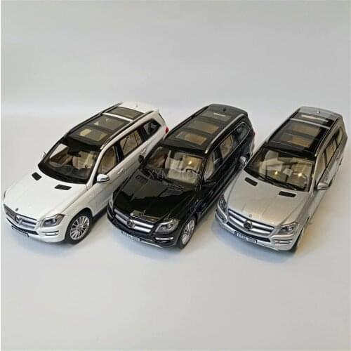 1/18 For Daimler Mercedes-Benz GLS 500 Diecast Model CAR Toys kids Gifts Collection Black/White/Silver Metal,Plastic,Rubber
