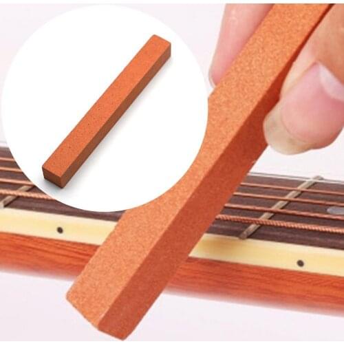 Guitar Fret Wire Sanding Stone Protector Kit Finger Plate Radian Polishing DIY Luthier Tool Guitar Bass Parts & Accessories
