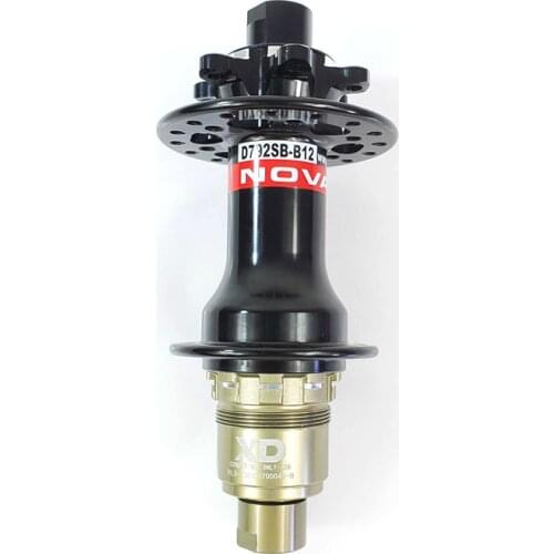 Novatec MTB j-hook boost 6 bolt disc rear hub D792SB-B12 28H 32H black 148mm x 12mm xc am trail bike