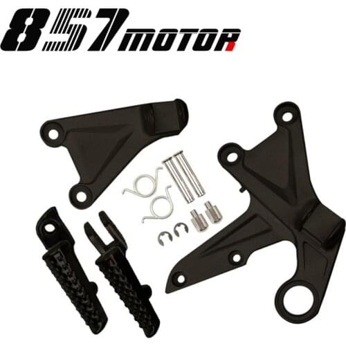 For HONDA CBR1000RR CBR 1000RR CBR1000 RR 2008-2013 Motorcycle Footrests Front Foot Pegs Pedals Rest Footpegs Bracket