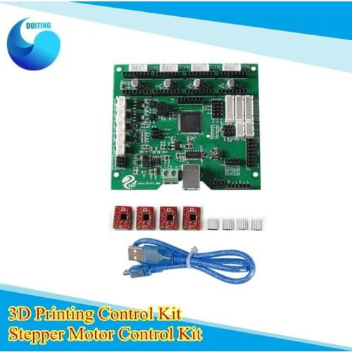 3D control board MEGA2560 4 motor drives A4988 Stepper Driver 3D printer /Palletizing robot /Balance car DIY trolley For Arduino