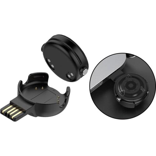Replacement Charger Portable Charging Dock Base Cradle Compatible with Polar Verity Sense Black, Easy to use