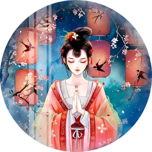 Beautiful Girl Needlework,Printed Cross stitch,Sets For Embroidery kit embroidery Cross-Stitching Silk