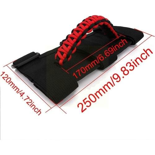 Roll Bar Grab Handles Grip Handle For Jeep Wrangler YJ TJ JK 1987-2020 Gripping Handles Bars Three-strip Sports CJ Reel