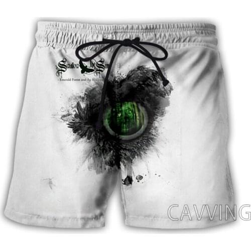 CAVVING 3D Printed Swallow the Sun Summer Beach Shorts Streetwear Quick Dry Casual Shorts Sweat Shorts for Women/men