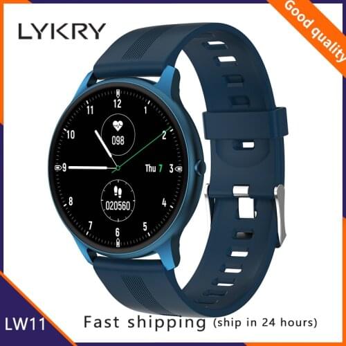 LYKRY LW11 Smart Watch Men Woman Heart Rate Monitor Custom Watchfaces Smartwatch Waterproof Fitness Tracker Wristwatch