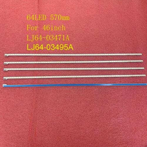 5pcs/lot LED backlight Strip For 46-LEFT LJ64-03471A LJ64-03495A TOSHIBA 46TL933 46TL938 46TL966 46TL968 46EL300C L46V7300A