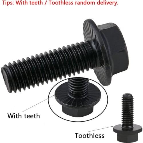 Flange Hex Head Screws Grade 10.9 Hexagon Bolts Black M5 M6 M8 M10 M12 M14 M16