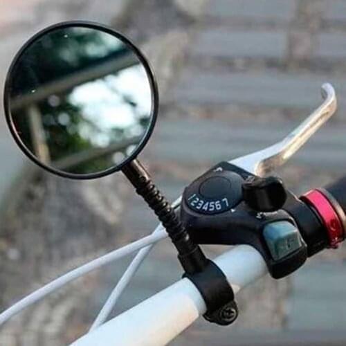 Bike Rearview Mirror Reflector Universal Mountain Bicycle Cycling Handlebar Safe Flexible Rear Back View Mirror New with Red