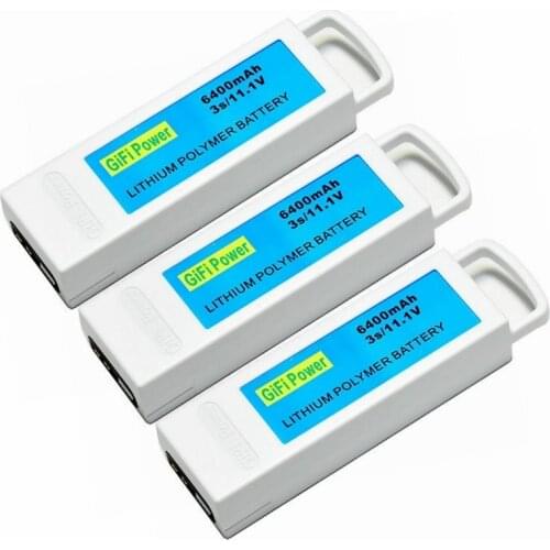 1/2/3pcs 11.1V 6400mAh GIFI 3s Upgrade Flight Lipo Battery FOR Yuneec Q500/Q500+/Q500 4K/Q500+ PRO 4K RC Drone