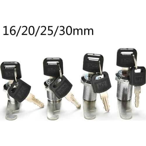 1PCS Cam Cylinder Locks Door Cabinet Mailbox Drawer Cupboard Locker Security Furniture Locks With Plastic Keys Hardware