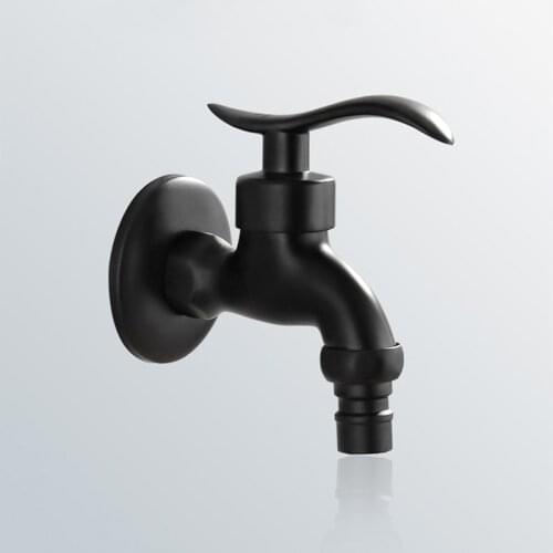 1PC Black Oil Rubbed Brass Single Handle Washing Machine/Mop Pool Faucet Wall Mounted Laundry Bathroom Mop Water Tap
