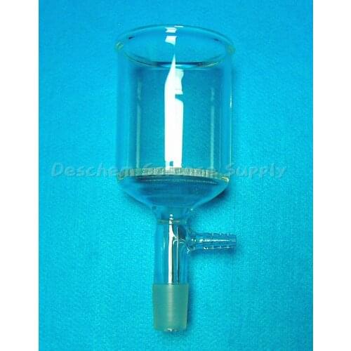 250ml,24/29,Glass Buchner Funnel,With 70mm Pore plate,10mm Vacuum Adapter