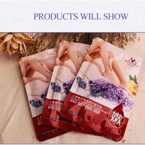 5 pairs Ginger Lavender Nourished Caring Peeling Cuticles Heel Feet Care Cream Remove Dead Skin Exfoliating Foot Mask
