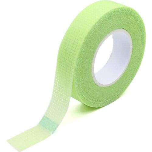 5 pcs Lint-free Medical Tapes Green Non-woven Wrap Tape Under Eye Paper Pads Comfortable & Breathable Eyelash Extension Supplies