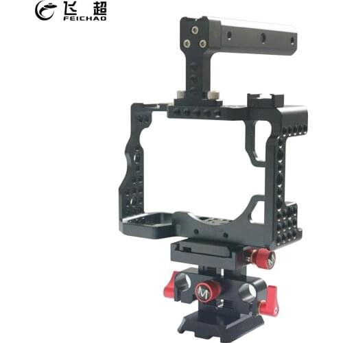 A7RIII A7III Camera Cage Rig Protective Case Top Handle Grip Hotshoe for Sony A73 A7M3 A7R3 A7 III Stand Support Extension Kit
