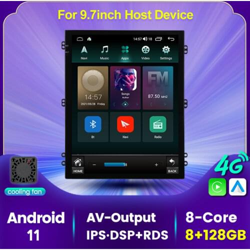 9.7"Android Tesla Screen Car Radio For Qashqai Toyota Volkswagen Mazda Kia Peugeot LADA Universal 2Din Stereo Multimedia Player