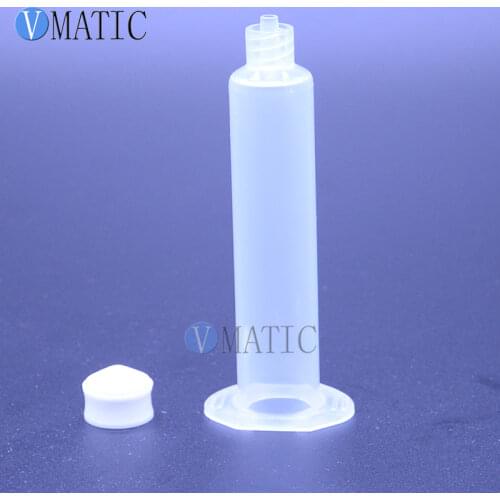 Free Shipping 30cc/ml US Style Dispenser Plastic Pneumatic Syringe Transparent Dispensing Syringes With Piston