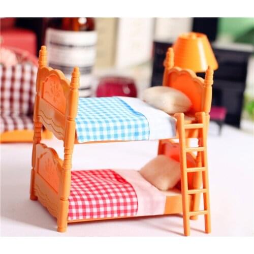 Bedroom Simulation Furniture DIY Mini Resin Dollhouse Furniture Toys Acessories Set Model Toy for Doll House Decoration