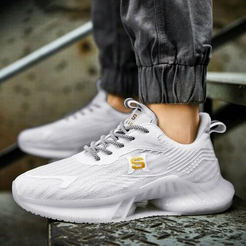 Summer Men Casual Shoes Luminous Chunky Tennis Sport Running Sneakers Men Breathable Male Platform Training Walking Sneakers 46