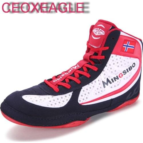 Summer Men Professional Boxing Wrestling Fighting Weightlifting Shoes Male Comfortable Supporting Training Boxing Fighting Boots