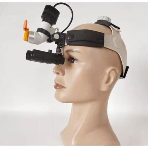 Medical Loupes Binocular Magnifier 4.0/5.0/6.0X Magnifying Glasses+5W Dental Headlight Surgical Headlamp Dentistry Filter