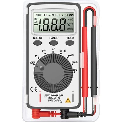 ANENG AN101 Mini Digital Multimeter Multimetro Tester DC/AC Voltage Current Lcr Meter Pocket Professional Testers