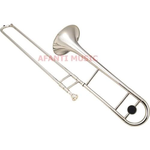 Afanti Music Tenor Falling Tune B / Yellow Brass / Silver Trombone (ATB-1212)