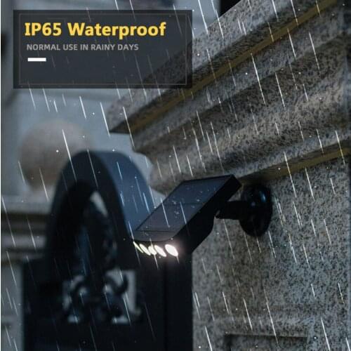 Solar Wall Light Power PIR Motion Sensor 120 Degrees Rotation LED Light Outdoor Waterproof Garden Lamp Automation Modules