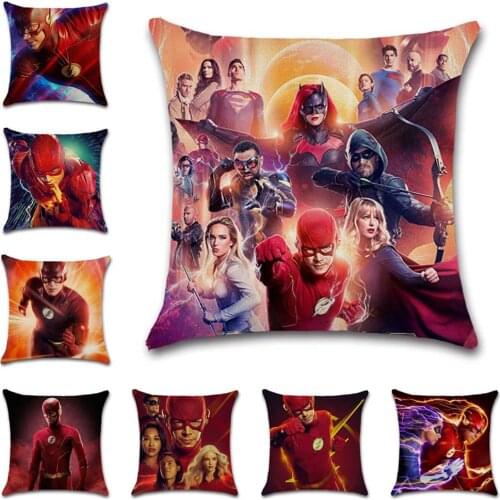 Superhero crisis TV show printed Cushion Cover decorative Home sofa chair car seat friend office room gift pillowcase