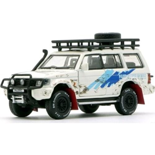 New 1/64 Scale Pajero Left Hand Drive 3 inches Miniature Car by BM Creations JUNIOR Diecast toys For Collection Gift Simulation