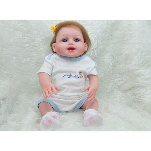 52cm Full Baby Silicone Reborn Dolls Lifelike Simulation Newborn Babe Children Christmas Birthday Gifts Baby Models