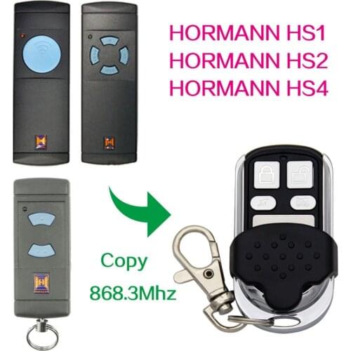 Hormann HS HS1 HS2 HS4 remote conttrol 868.3mhz gate garage door Hormann HS HS2 HS4 868mhz remote control