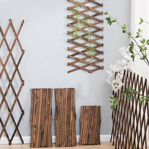 Garden Lattices Trellis Expandable Wooden Fence Panel Plant Support for Support Climbing J2Y