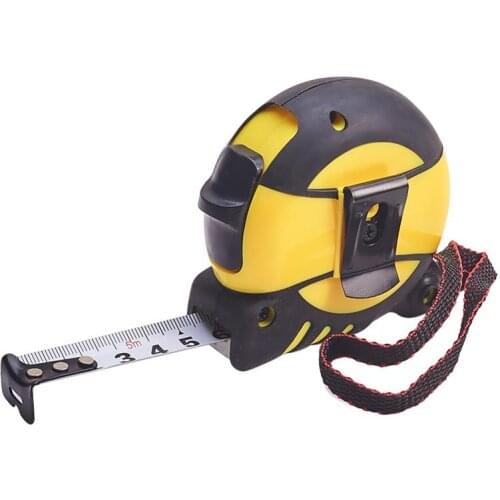 High Quality Measuring Tape Range 5m Precision 1mm Self Retractable Steel Ruler Tape Measure Measuring Tool 1pcs