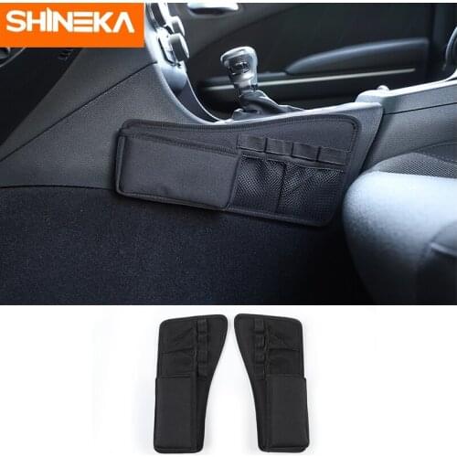 SHINEKA Stowing Tidying for Dodge Charger 2015+ Car Gear Storage Bag Organization for Dodge Charger 2015-2020 accessories