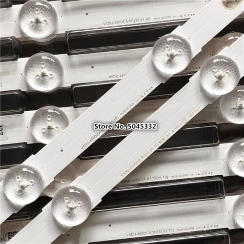 LED backlight strip 11 lamps for Samsung 48"TV UE48JU6060 V5DU-480DCA-R1 480DCB BN96-34793A 34794A UE48JU6400 CY-GJ048HGLVLH