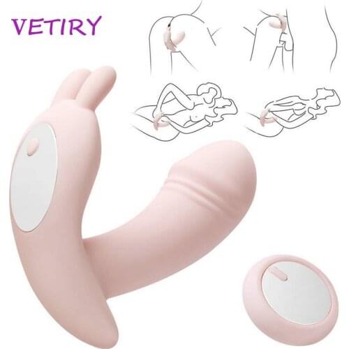 VETIRY Wearable Panties Vibrator Remote Control Vagina Balls 10 Speed Sex Toys for Woman Vibrating Egg Clitoris Stimulation