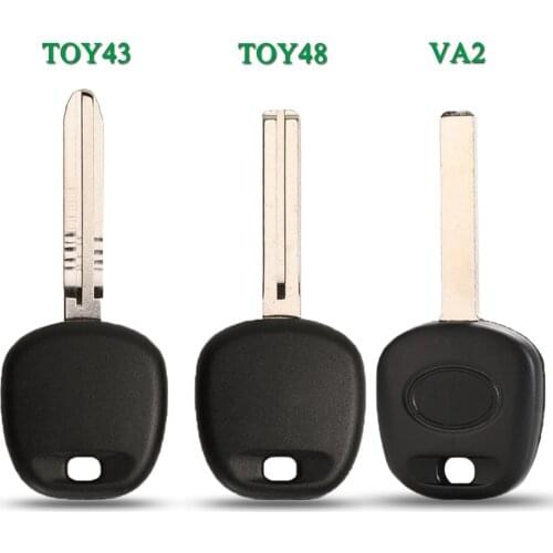 Bilchave For Toyota Tacoma fit Lexus Fob Remote Car Key Shell No Chip Transponder With TOY48 /Toy43 /VA2 Blade Replacement