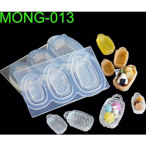 1 Set Mini Square Straw Bowls Box Resin Mold Silicone Molds Handmade Epoxy Resin Craft DIY Jewelry Making Tools