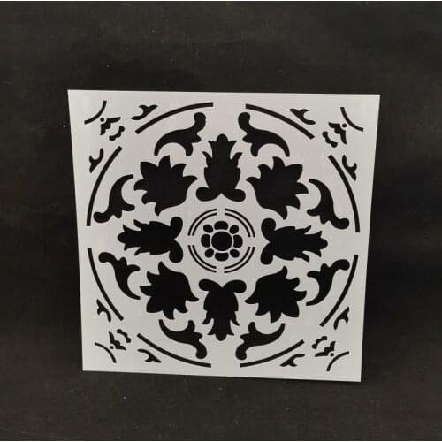 15*15 Vintage Layering Stencils for Diy scrapbook/photo album Decorative Embossing coloring,painting stencil,home decor