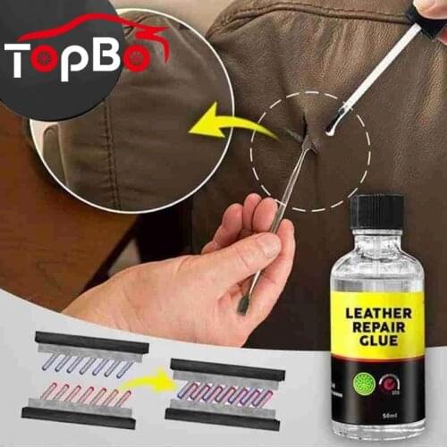 30/50ml Auto Leather Care Liquid Rubber Leather Gel Leather Seat Repair Glue Maintenance Car Sofa Boots Leather Adhesive Glue